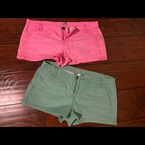 Express Low Rise Shorts